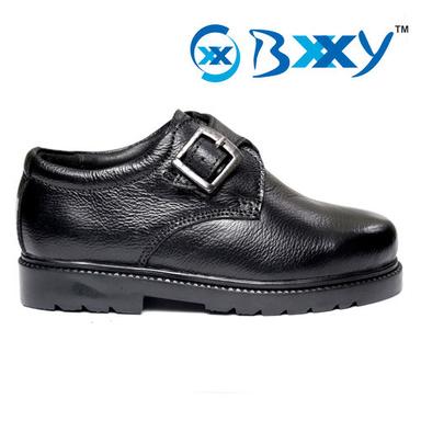 Black Leather Boys School Shoes