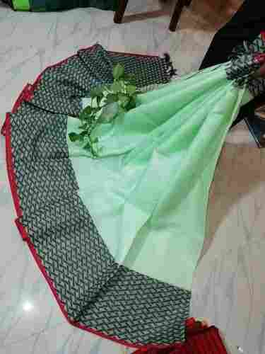 Fashionable And Trendy Linen Saree 