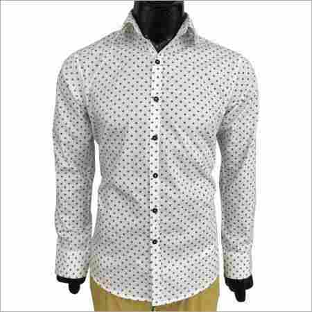 Crown Print Casual Shirt For Mens Party