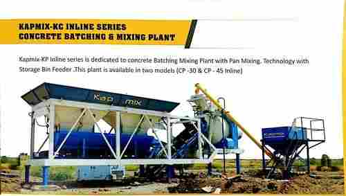 Concrete Batching And Mixing Plant