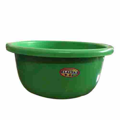 Green Round Plastic Tub