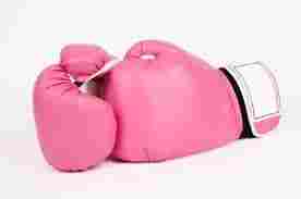 Pink and White Boxing Glove
