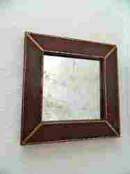 Low Price Leather Framed Mirror