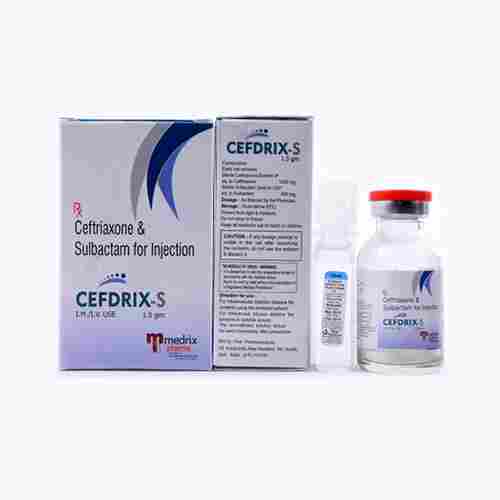 Ceftriaxone 1000mg+Sulbactam 500mg Injection