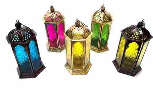 Colored Moroccan Lantern