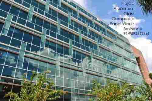 Customize Corporate Building Aluminium Glass Composite Work