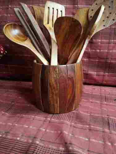 Wooden Spoon Stand
