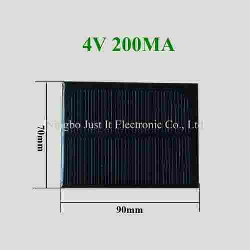 4V 200mA 0.8W 90x70mm Mono Epoxy Resin Solar Panel