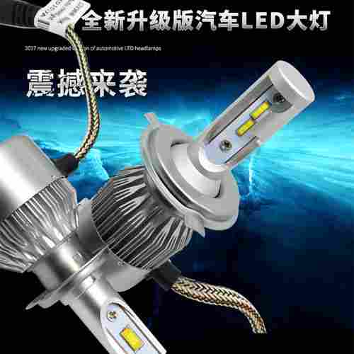 Car LED Headlamp Tuning 1860 LED Chip 36w H4 C6 Universal