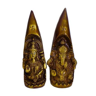 Kavoo Laxmi Ganesh Brass Idol