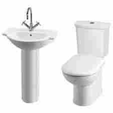 English Toilet And Wash Basin