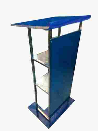 Stainless Steel And Laminated Wooden Podium (SP-543)