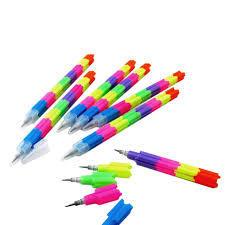 10 PCS Learning Stationery Rainbow Pencils