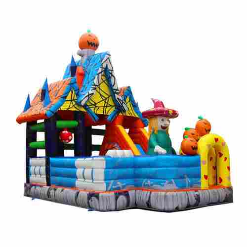 Halloween Gifts Inflatable Jumping Castle with Slide Bouncing Castle