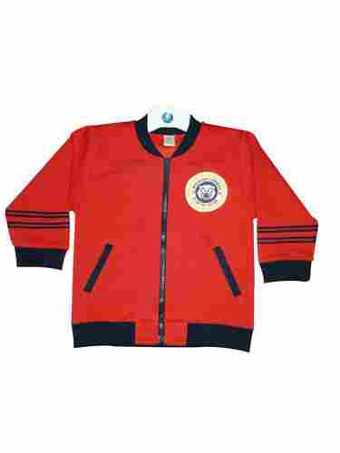 Kids Full Sleeve Jacket - Red
