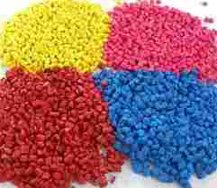 Clored Recycled Plastic Granules