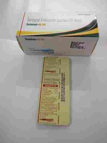 Telmisartan 40 mg + Metoprolol 50 mg Double Layer Tablet