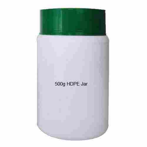 White 500g HDPE Jar