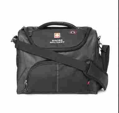 Jacquard Polyester Black Lb3 Sling Bag Laptop Bag