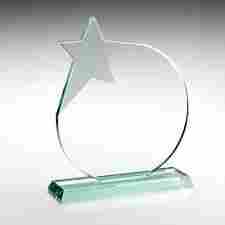 Round Shaped Glass Premium Trophy 