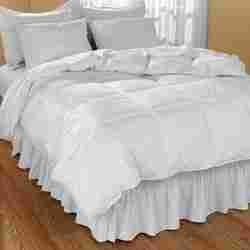 White Cotton Plain Bed Sheet