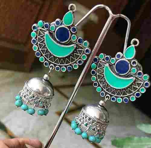 Designer Handmade Jhumki Earrings