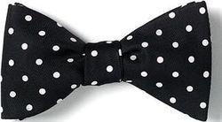 Dotted Silk Bow Tie