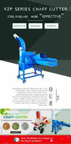 Heavy Duty and High Speed Chaff Cutter Machine with Corrosion Resistant Body