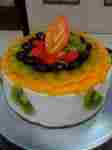 Fresh Tropical Fruit Cake