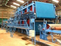 Blue Automatic Grade Waste Paper Recycle Machine