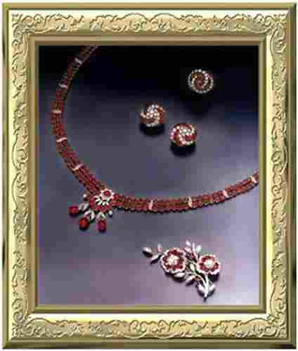Attractive Diamonds With Rubies