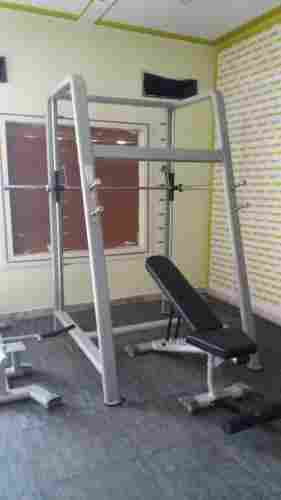 Smith Machine Squat Stand With Adjustable 3in1 Bench Equipment
