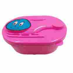 Pink Color Plastic Lunch Box