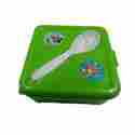 Square Shaped Lunch Box With Spoon