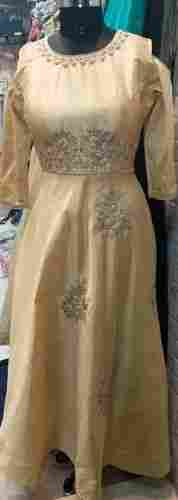 Silk Gown For Ladies