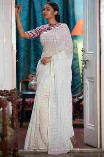 Bhagalpuri Designer Soft Linen Sarees
