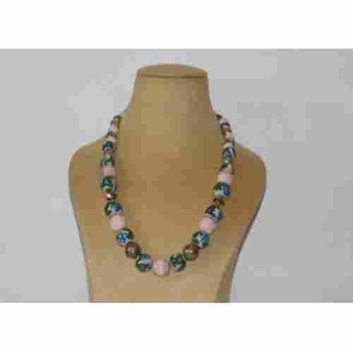 Full Bead Pottery Necklace 
