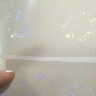 Clear Transparent Hologram Overlay Stickers For Cards