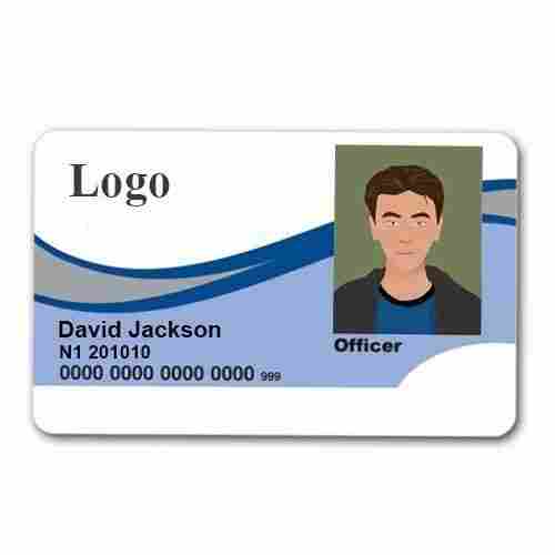 Rectangular Plastic Identification Cards