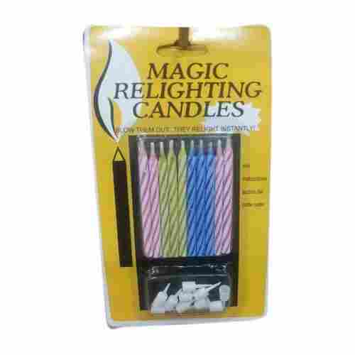 Round And Paraffin Wax Magic Relighting Candles
