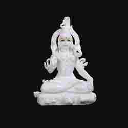 White Design Shiva Statue