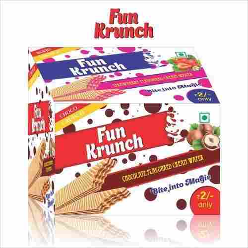 9 Grams Cream Wafer Biscuit (Fun Krunch)