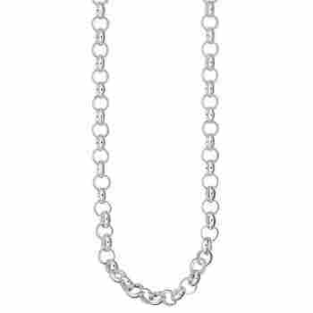 Stainless Steel Rolo Chain Necklace