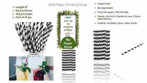 Bio-degradable Paper Straw