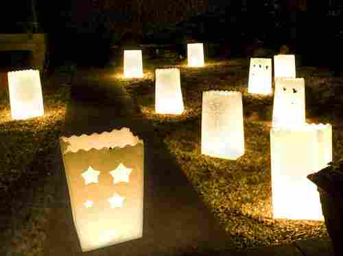 Customize Type Candle Luminary Bags