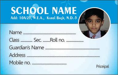 School Student ID Card