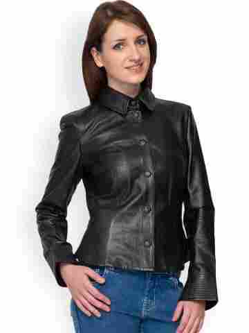 Classic Women Leather Jacket