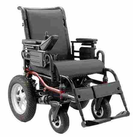 Power Wheelchair With Magnetic Brake