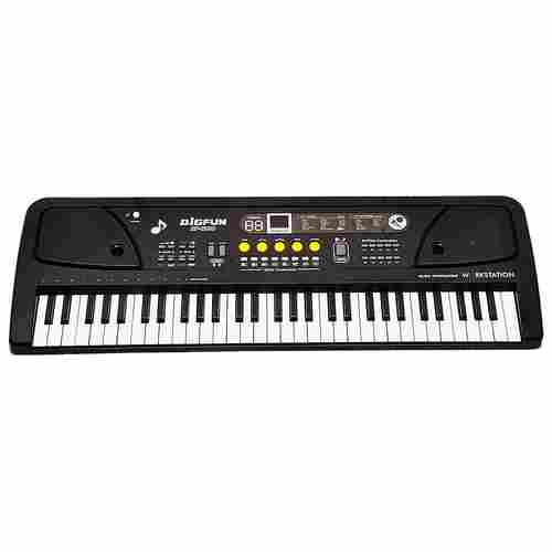 61-Key Electronic Musical Keyboard with Mic / Audio Cable / USB Cable / Music Rest