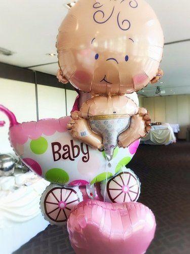 Baby Shower Balloons Bump Props